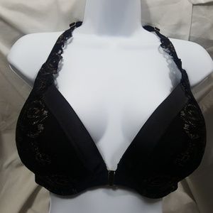 Lane Bryant Cacique plunge boost black/gold